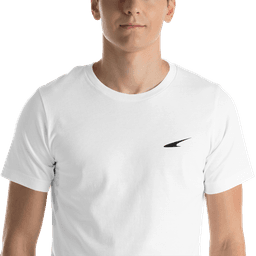 Camiseta Classic Blanca bordado negro