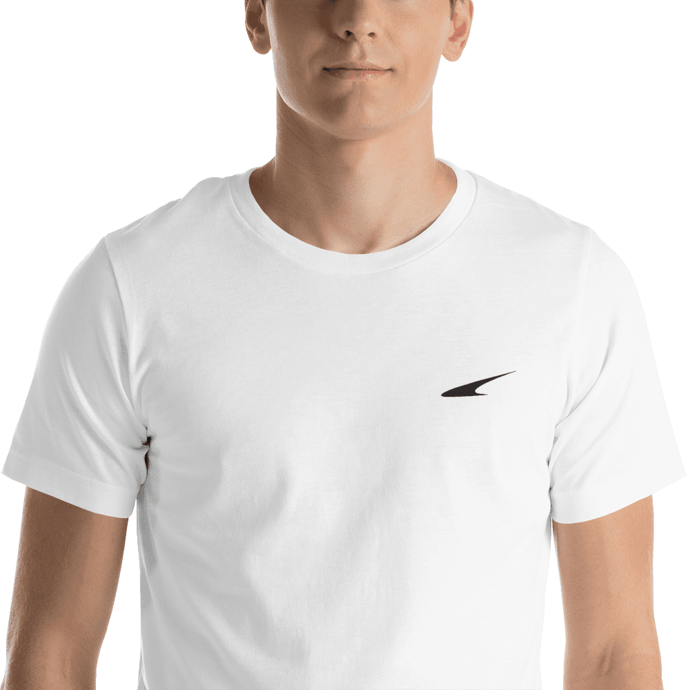 Camiseta Classic Blanca bordado negro