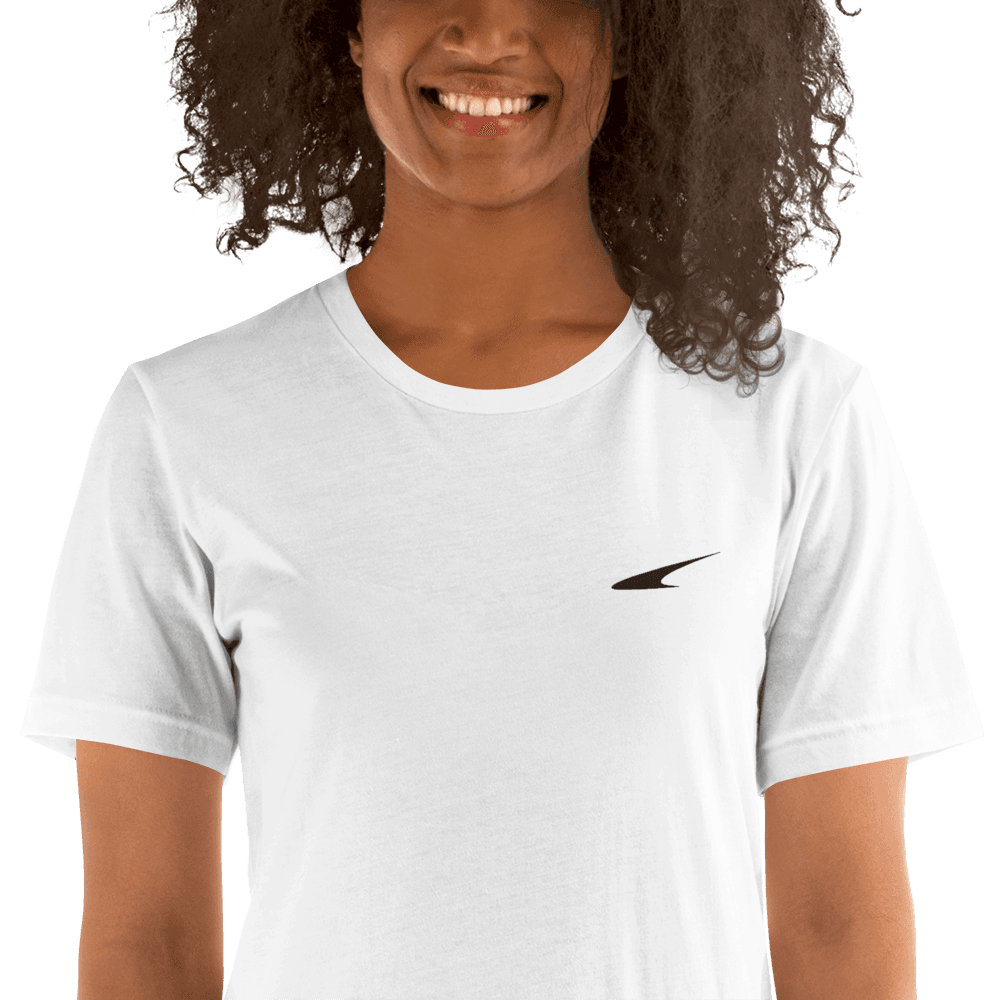 Camiseta Classic Blanca bordado negro