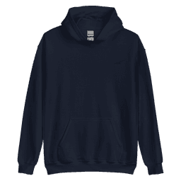 Sudadera Classic Azul oscuro bordado negro