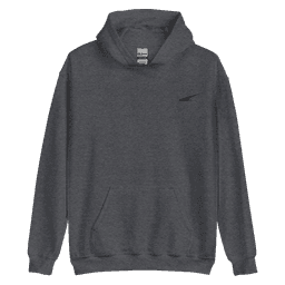 Sudadera Classic Gris bordado negro
