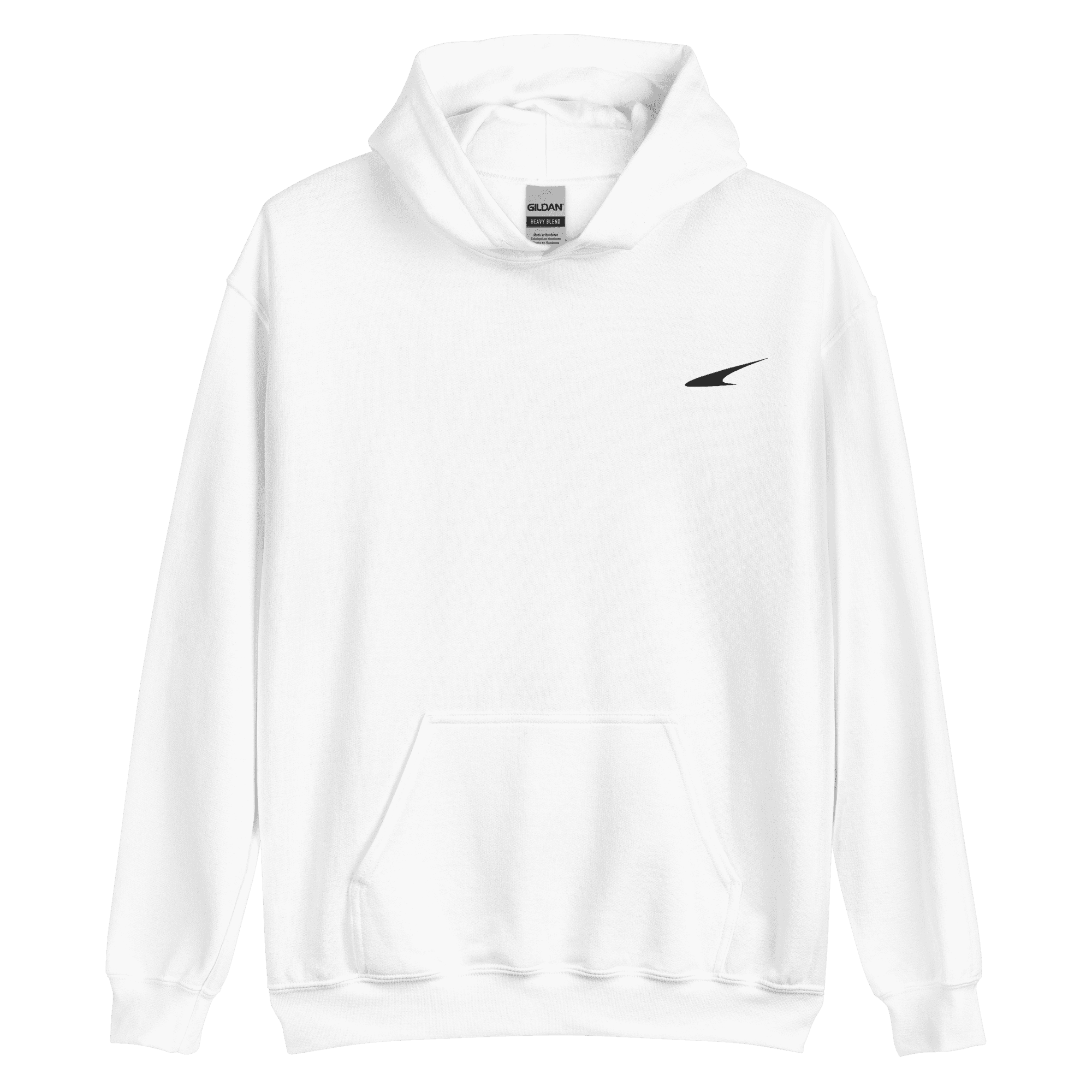 Sudadera Classic Blanca bordado negro
