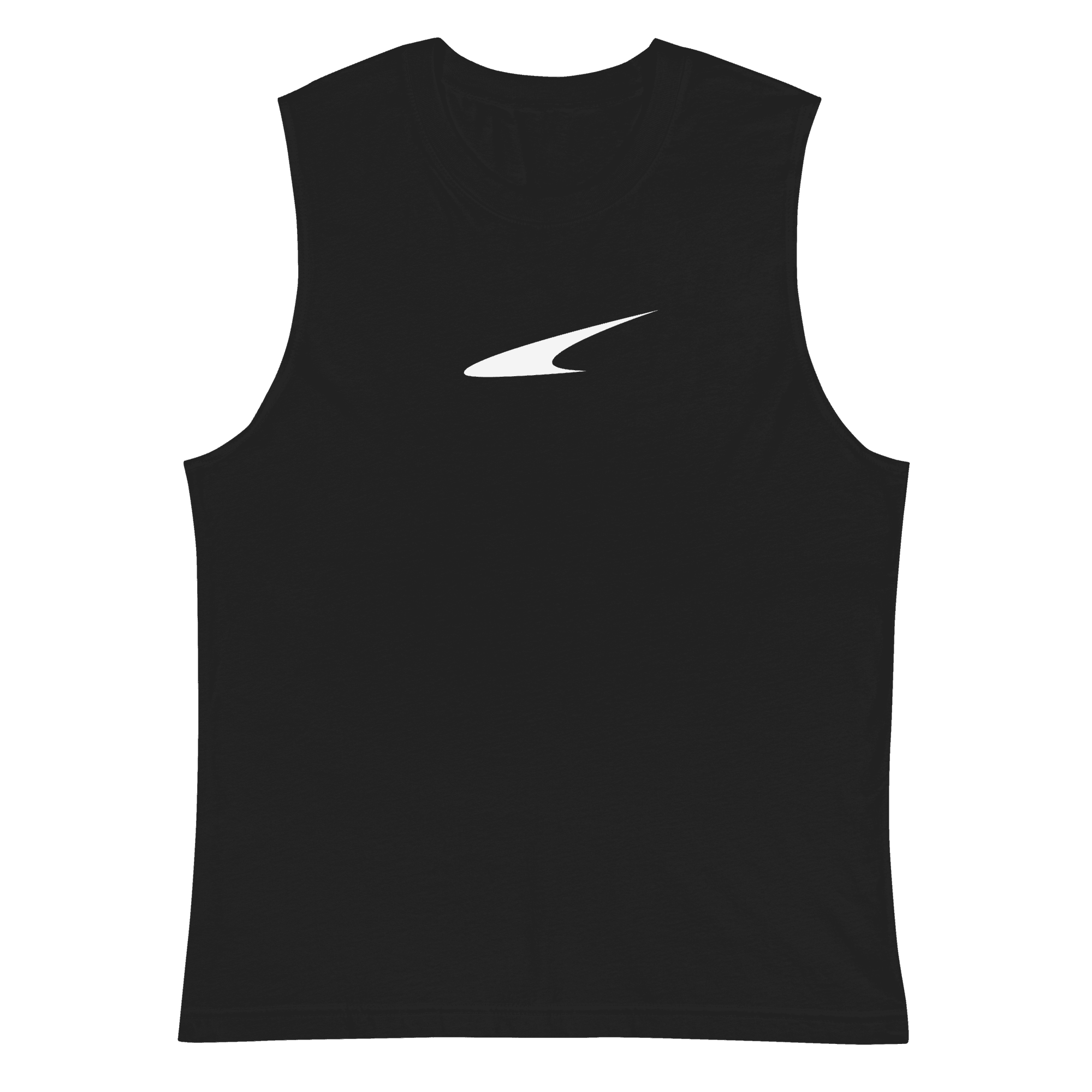 Camiseta sin mangas logo blanco