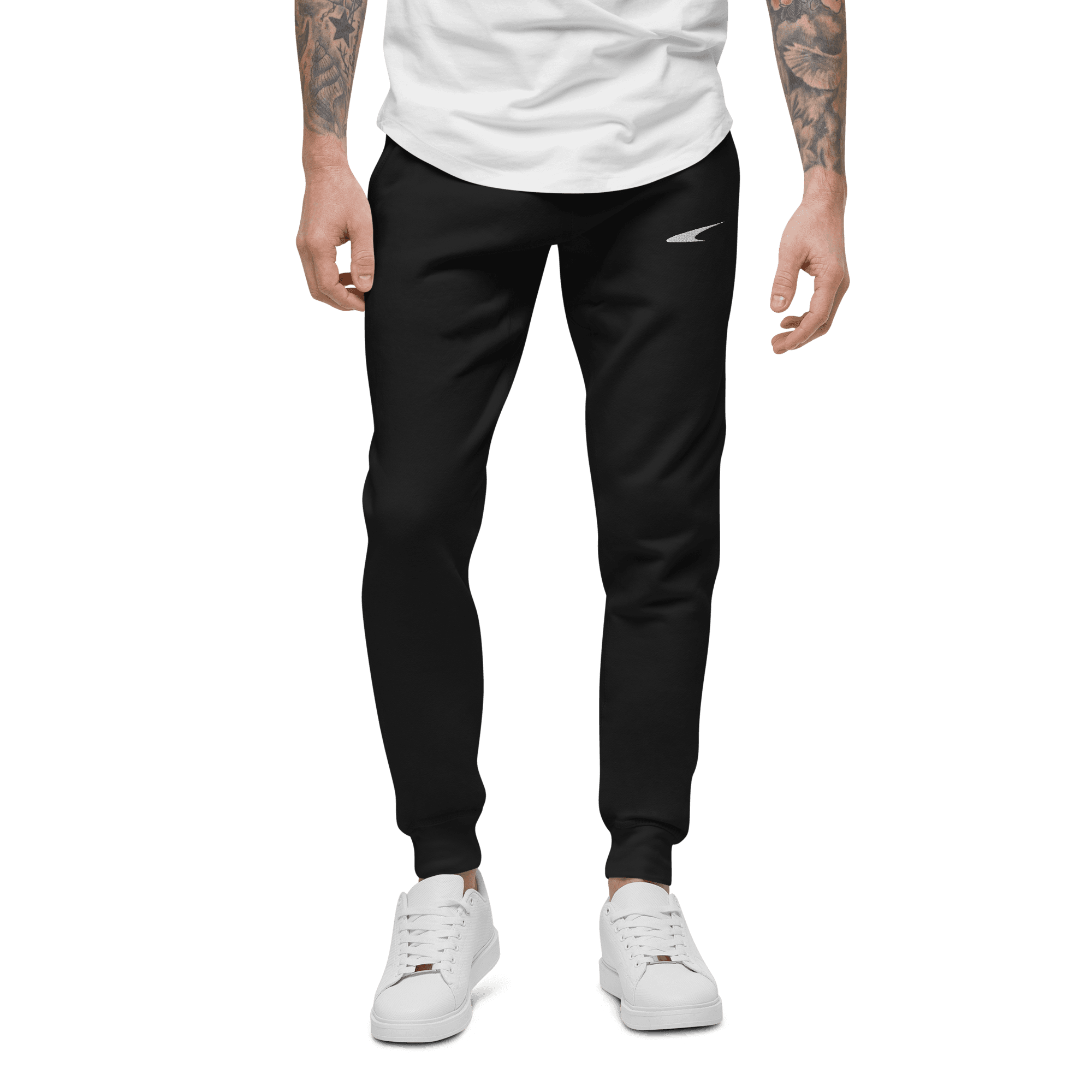 Pantalón de Chándal Classic negro con logo blanco de Ventux