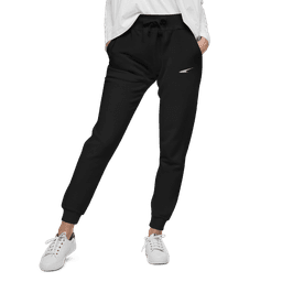 Pantalón de Chándal Classic negro con logo blanco de Ventux