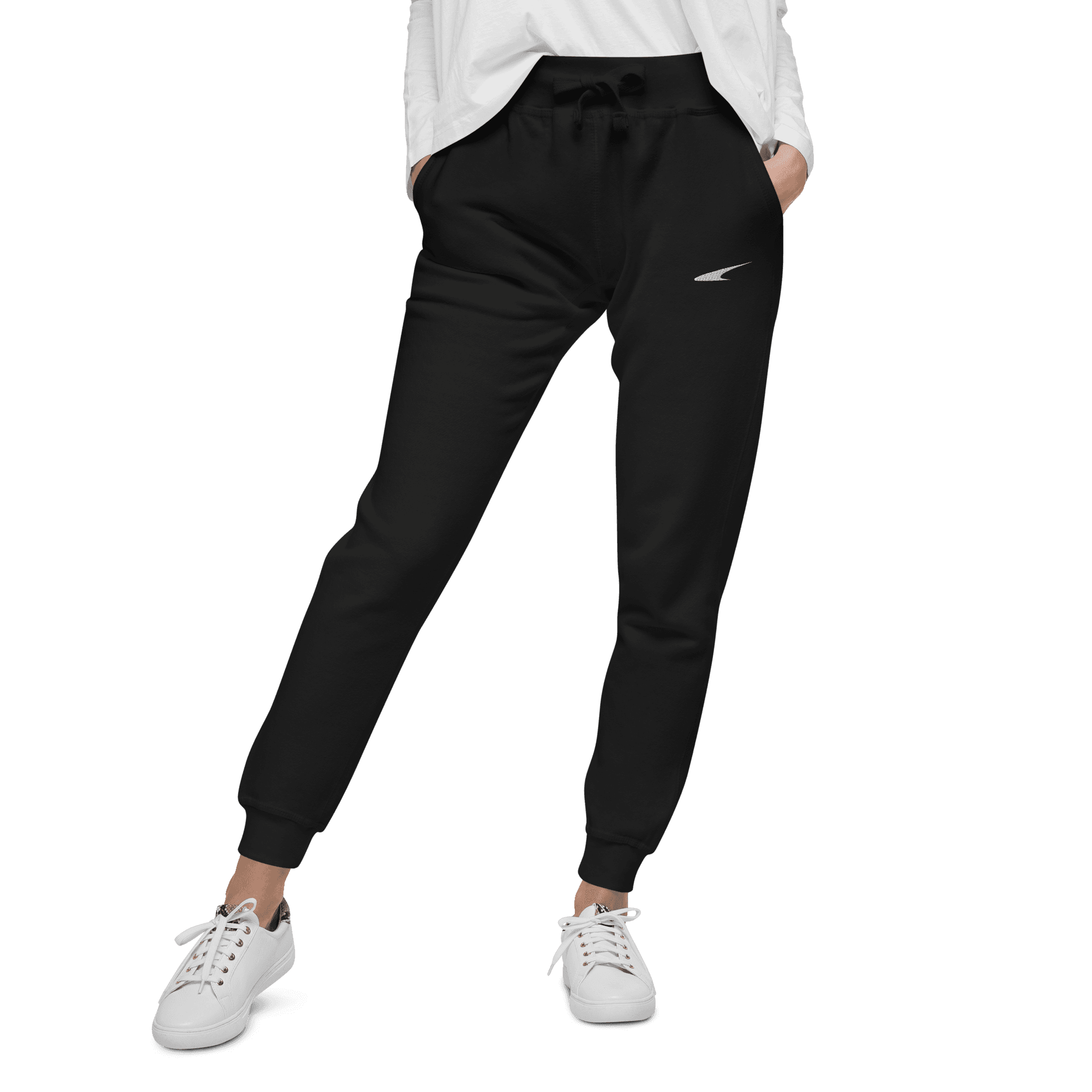 Pantalón de Chándal Classic negro con logo blanco de Ventux