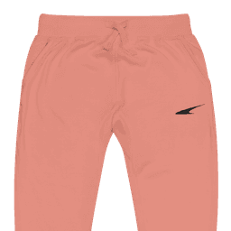 Pantalón de Chándal Classic rosa con logo negro de Ventux