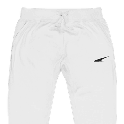 Pantalón de Chándal Classic blanco con logo negro de Ventux